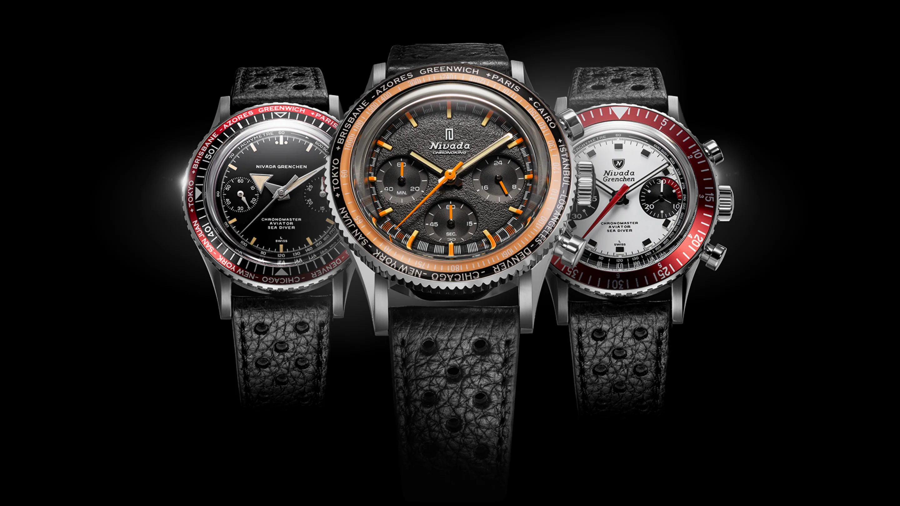Nivada Grenchen Unveils Revolutionary Interchangeable Bezel Kits for Iconic Chronomaster and Chronoking Collections