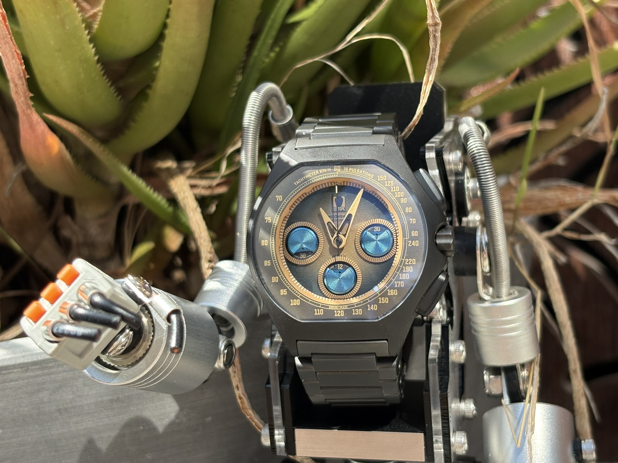 Isotope Moonshot Terra Maris Chronograph: Sci-Fi Storytelling, Machined in Titanium